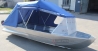 Алюминиевая лодка Мста-Н 3.7 м.,  с тентом, дугами, стеклом, булями и колёсами